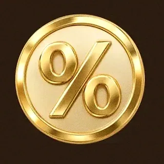 Gold percent coin — Cashmo