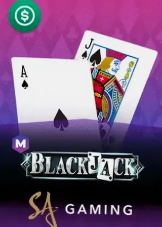 M Blackjack live game cover