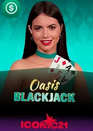 Oasis Blackjack live game cover