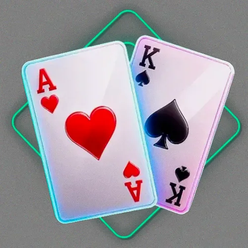 Ace and king playing cards