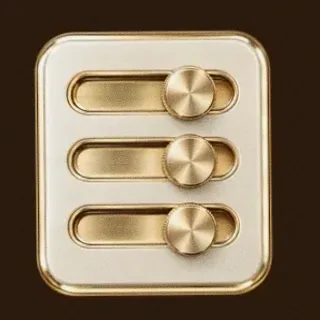 Three-knob control panel — Cashmo