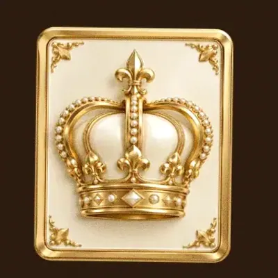 Crown emblem card — Cashmo