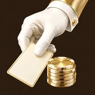 Hand dealing card — Cashmo