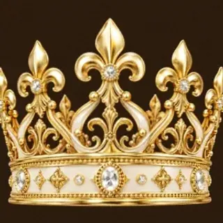Jeweled royal crown — Cashmo
