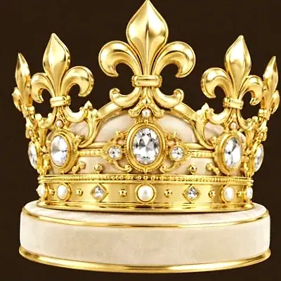 Jeweled royal crown — Cashmo