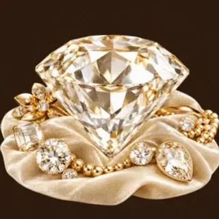 Faceted diamond gemstone — Cashmo