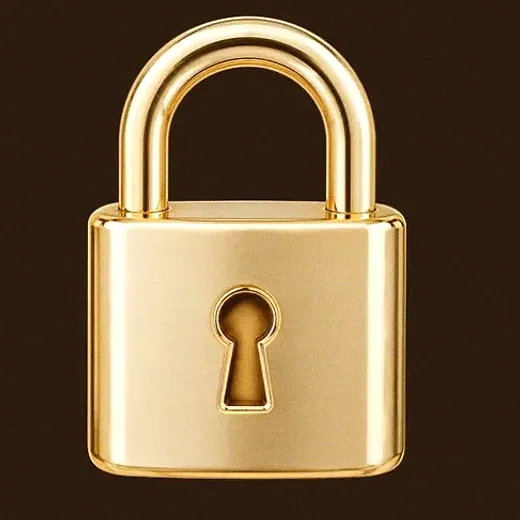 Metal padlock — Cashmo